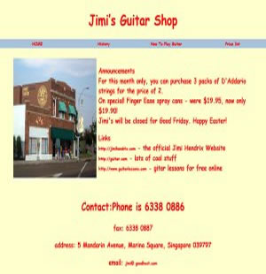 146 Jimi's Guitar Shop 4页 鼠标经过图像