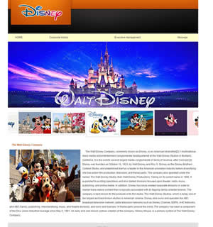 609 The Walt Disney Company 4页 div css 滚动 表单